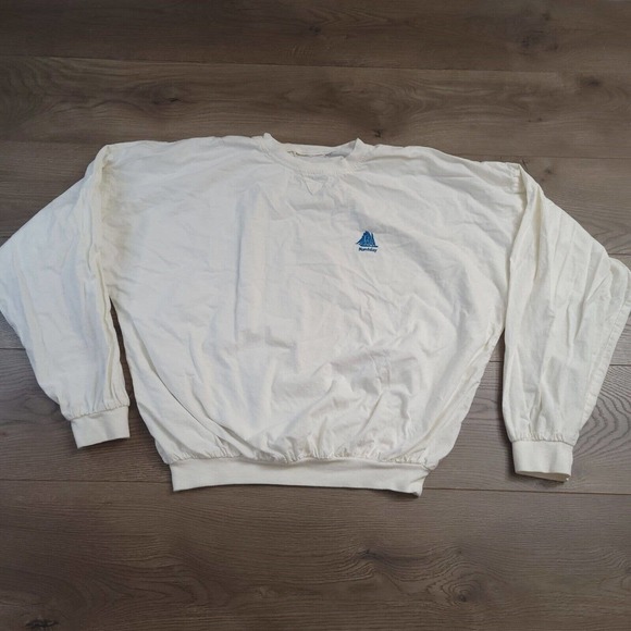 TODD SPORTSWEAR Other - Vintage TODD Sportswear Shirt Men Large White Embroidered Classiccore Casual